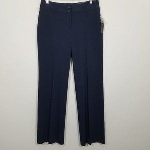 Alfani Women's Navy Straight-Leg Trousers
